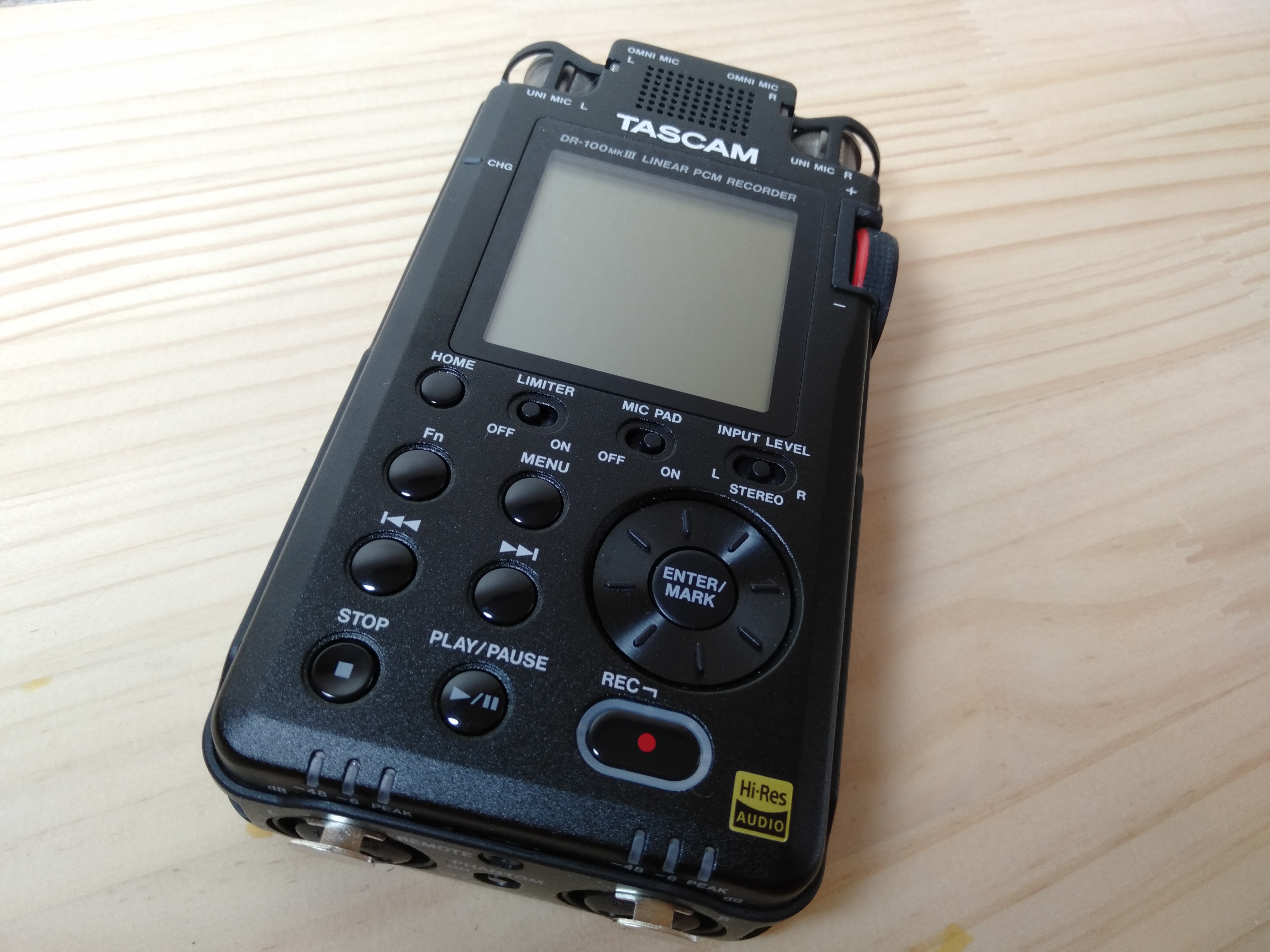 ビールの音&波の音 Tascam DR-100MKIII