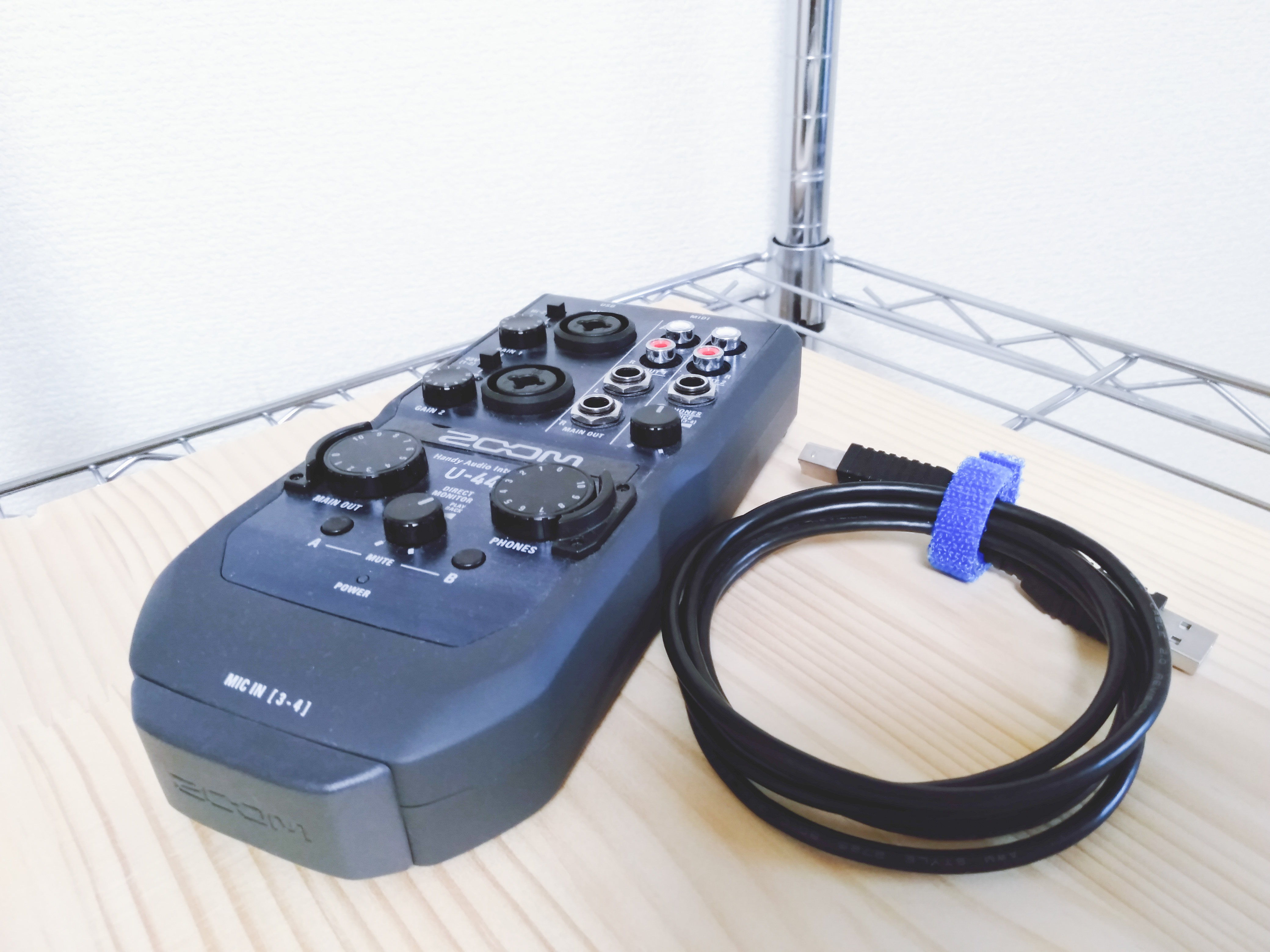 ZOOM U-44 レビュー 録音音質チェック