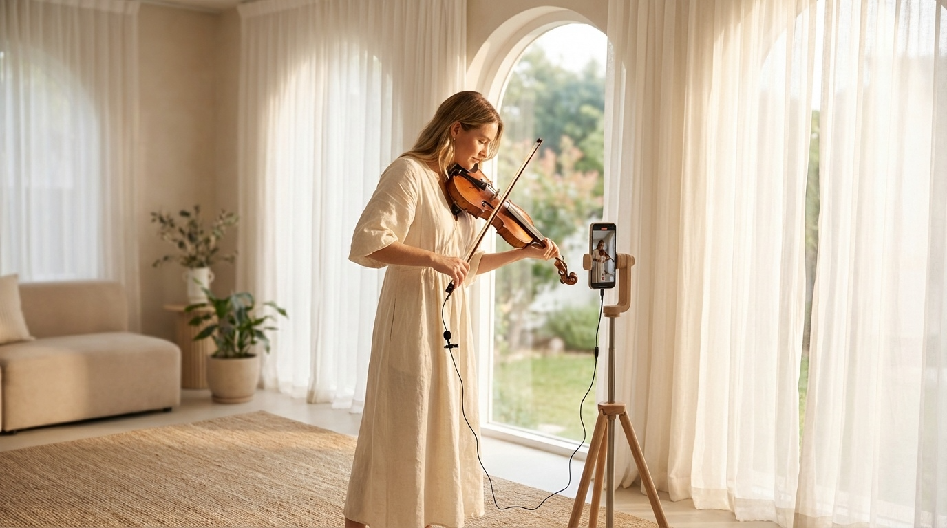 バイオリン録音