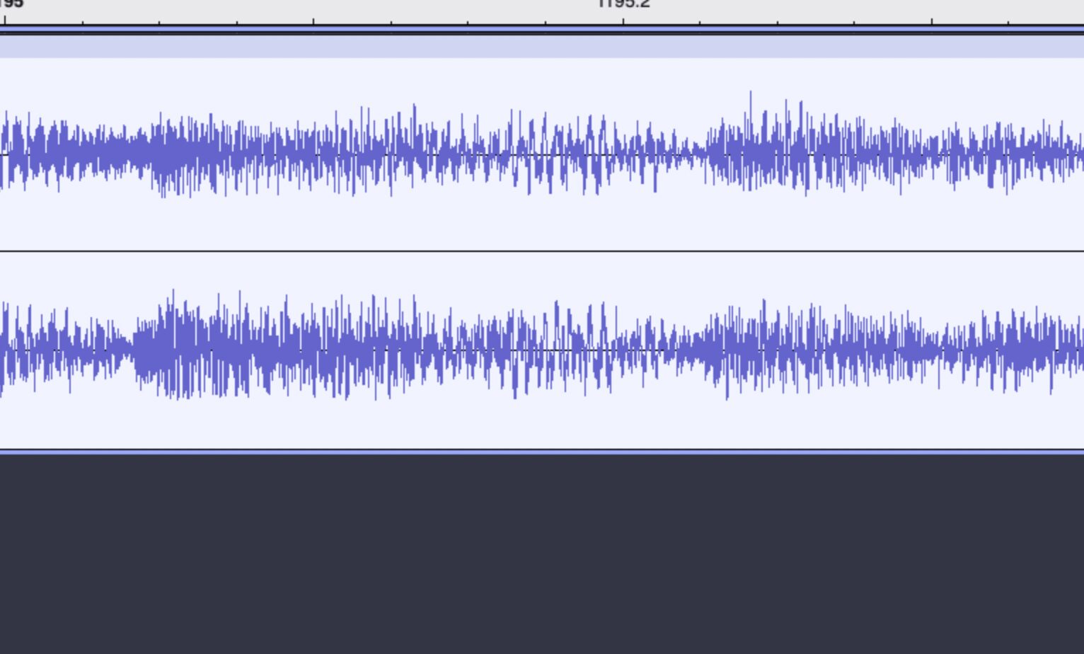 録音データの波形全体図